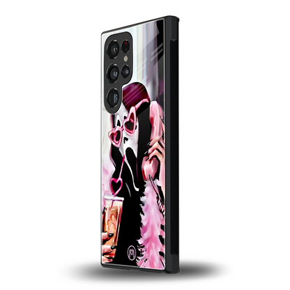 chill thrill back phone cover | glass case for samsung galaxy s23 ultra