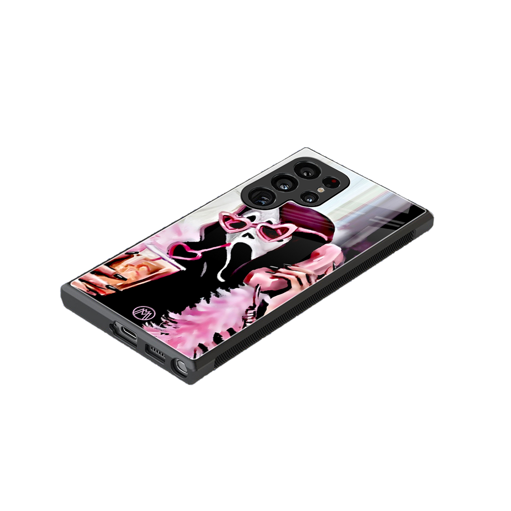 chill thrill back phone cover | glass case for samsung galaxy s24 ultra