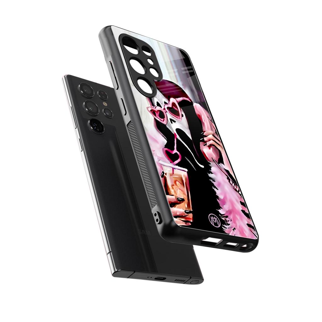 chill thrill back phone cover | glass case for samsung galaxy s25 ultra