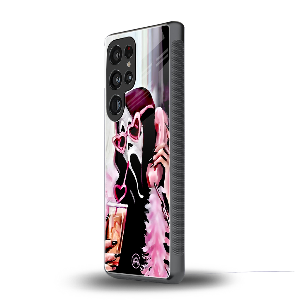 chill thrill back phone cover | glass case for samsung galaxy s25 ultra