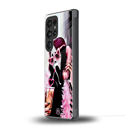 chill thrill back phone cover | glass case for samsung galaxy s25 ultra
