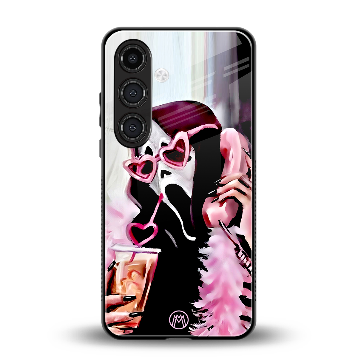 chill thrill back phone cover | glass case for samsung galaxy s24 plus