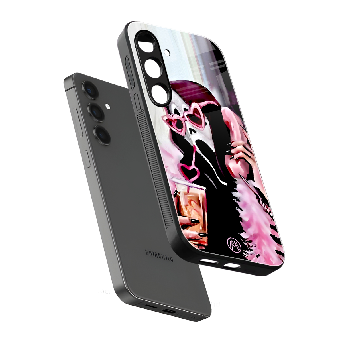 chill thrill back phone cover | glass case for samsung galaxy s24 fe