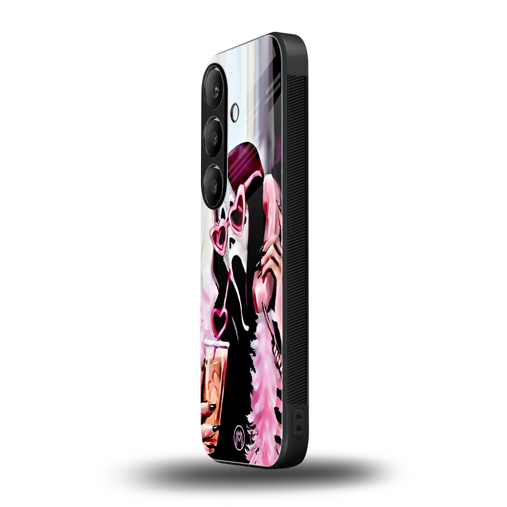 chill thrill back phone cover | glass case for samsung galaxy s24 plus