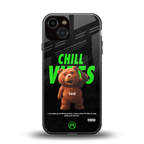 chill vibes back phone cover | glass case for iphone 13