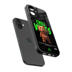 chill vibes back phone cover | glass case for iphone 16