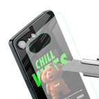 chill vibes back phone cover | glass case for iphone 16e