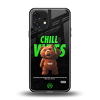 chill vibes back phone cover | glass case for nothing phone 1