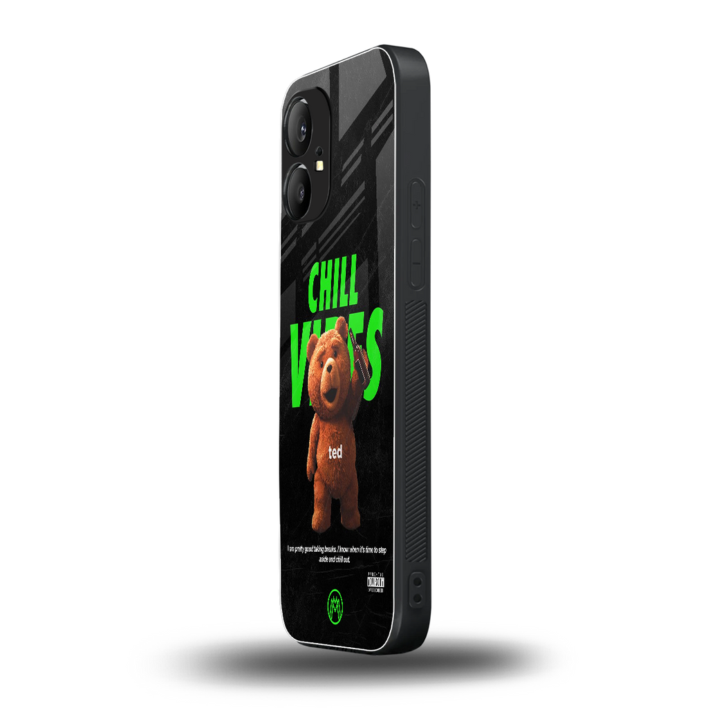 chill vibes back phone cover | glass case for nothing phone 1
