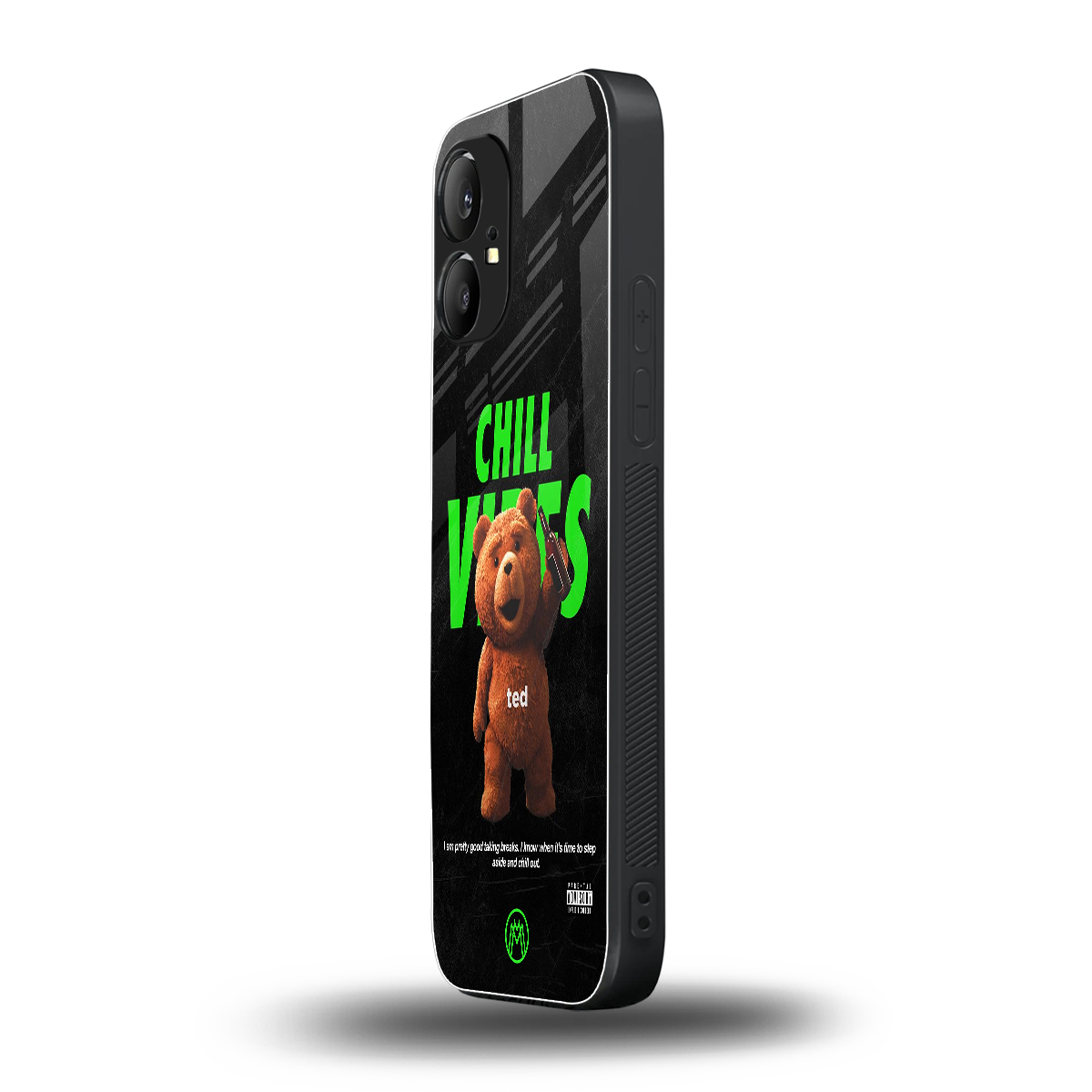 chill vibes back phone cover | glass case for nothing phone 1