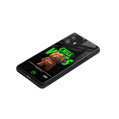 chill vibes back phone cover | glass case for nothing phone 2