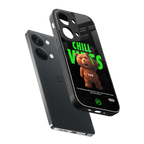 chill vibes back phone cover | glass case for oneplus nord 3