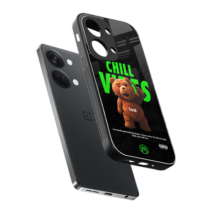 chill vibes back phone cover | glass case for oneplus nord 3