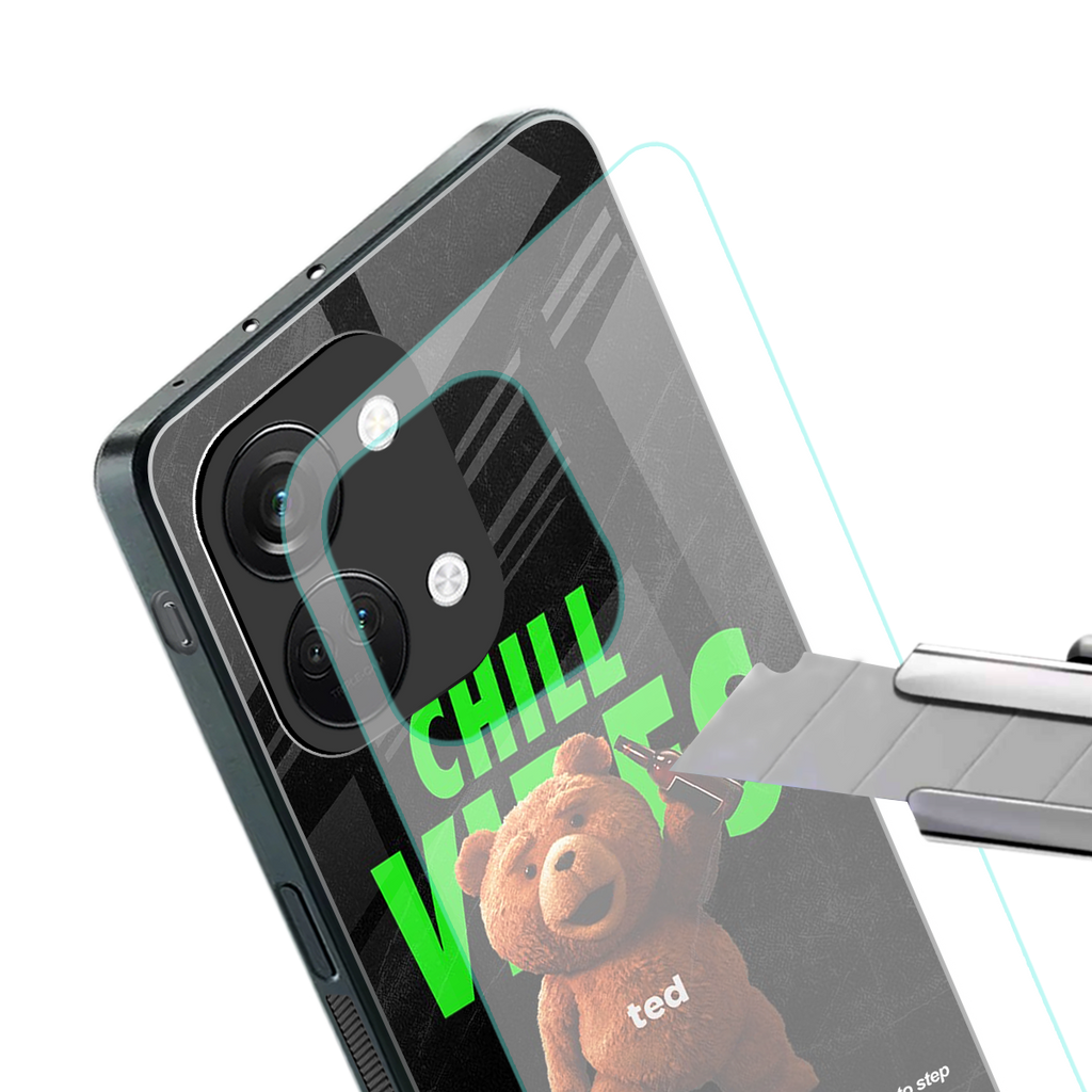 chill vibes back phone cover | glass case for oneplus nord 3