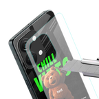 chill vibes back phone cover | glass case for oneplus nord 3