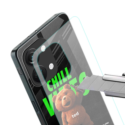 chill vibes back phone cover | glass case for oneplus nord 3