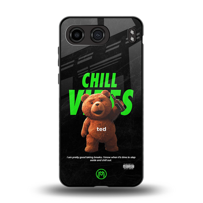 chill vibes back phone cover | glass case for oneplus nord 4