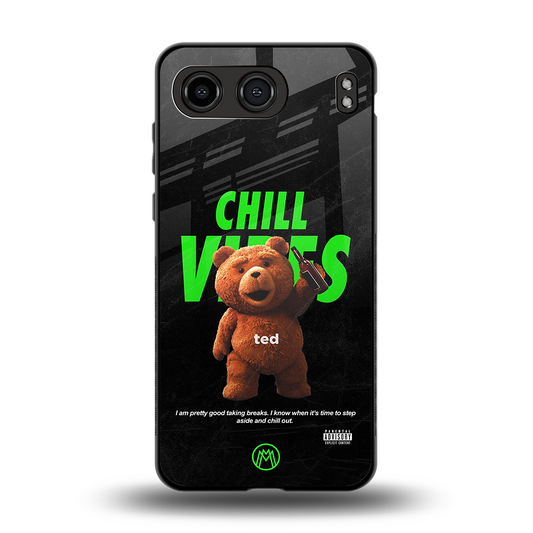chill vibes back phone cover | glass case for oneplus nord 4
