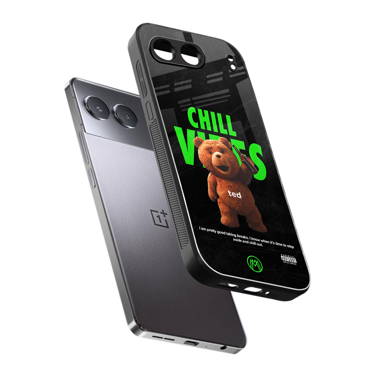 chill vibes back phone cover | glass case for oneplus nord 4
