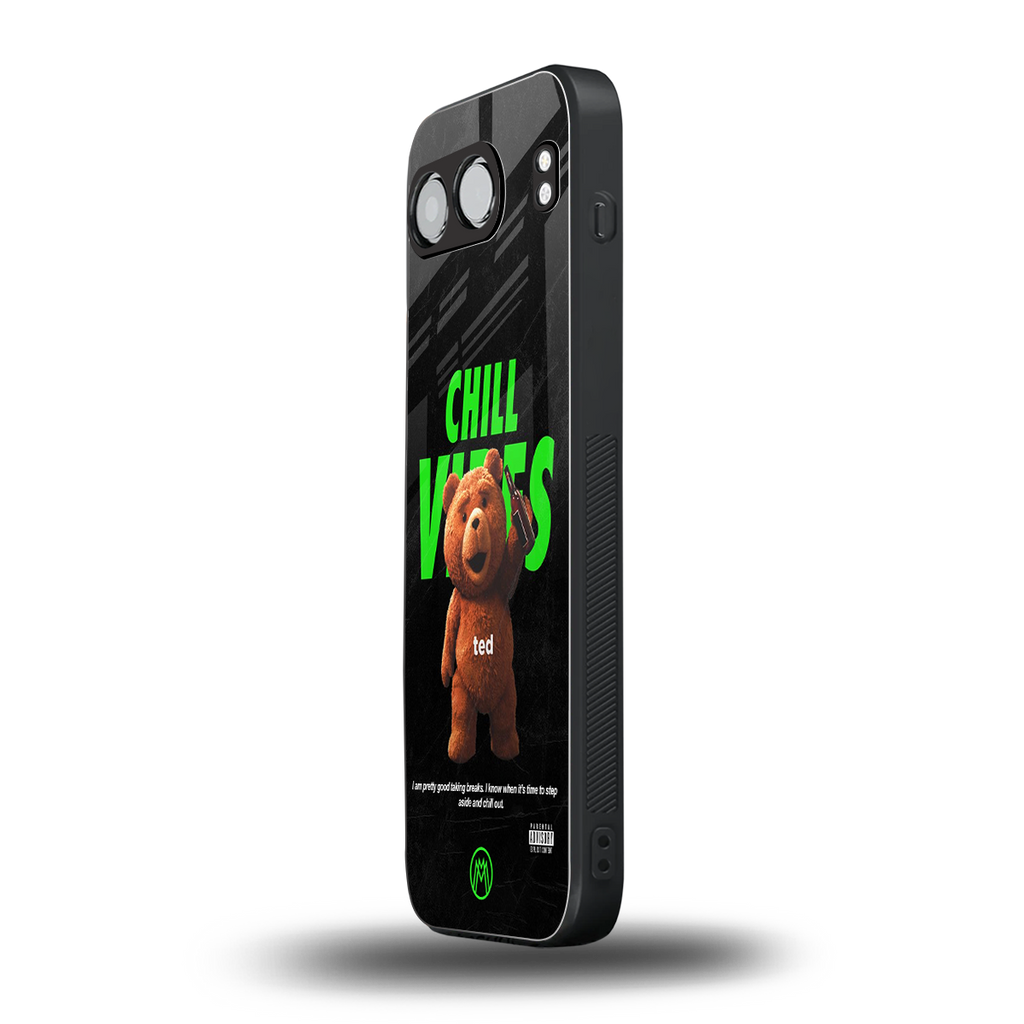 chill vibes back phone cover | glass case for oneplus nord 4