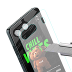 chill vibes back phone cover | glass case for oneplus nord 4