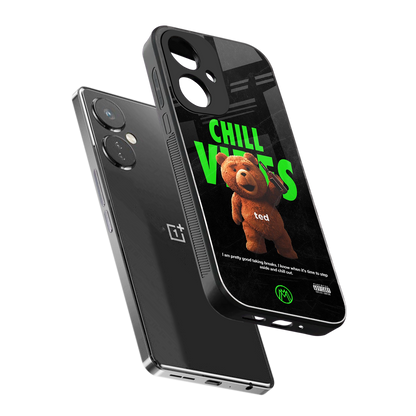 chill vibes back phone cover | glass case for oneplus nord ce 3