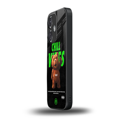 chill vibes back phone cover | glass case for oneplus nord ce 3