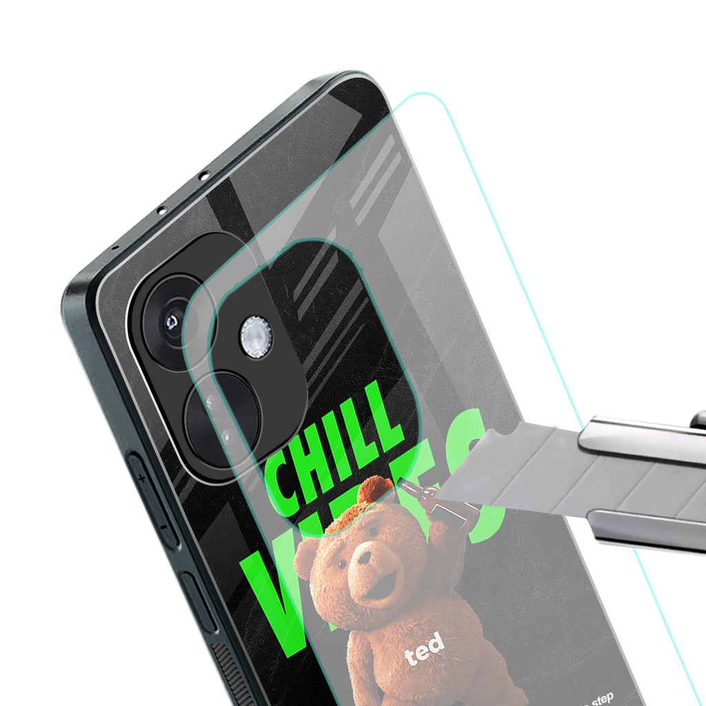 chill vibes back phone cover | glass case for oneplus nord ce 3