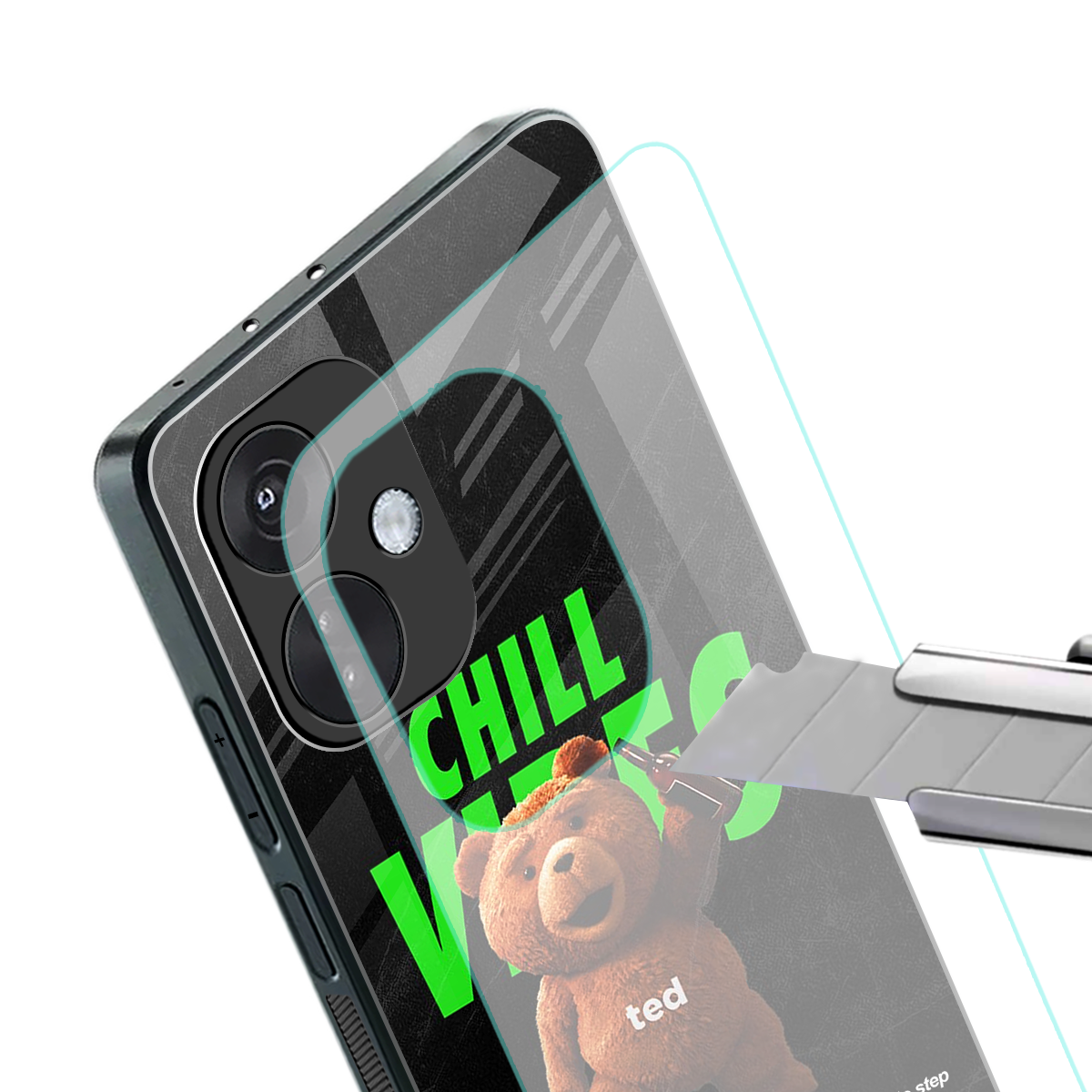chill vibes back phone cover | glass case for oneplus nord ce 3