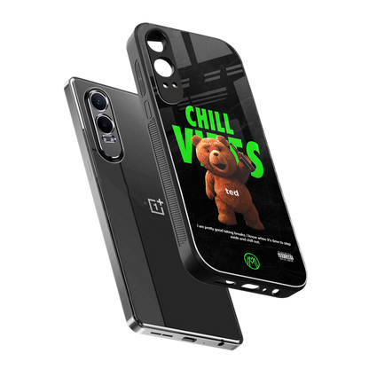 chill vibes back phone cover | glass case for oneplus nord ce 4 lite