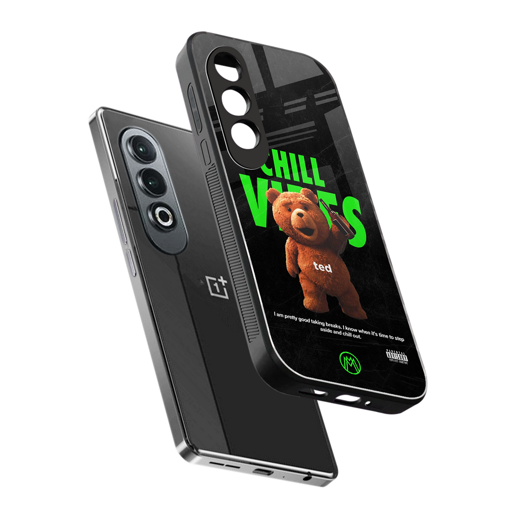 chill vibes back phone cover | glass case for oneplus nord ce 4