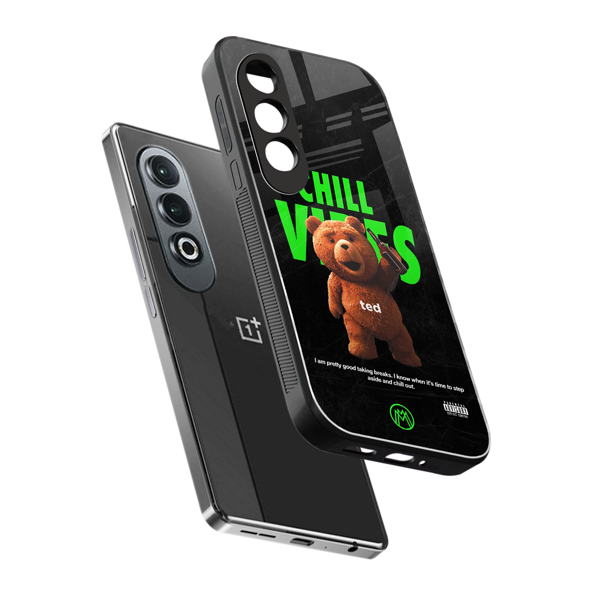 chill vibes back phone cover | glass case for oneplus nord ce 4