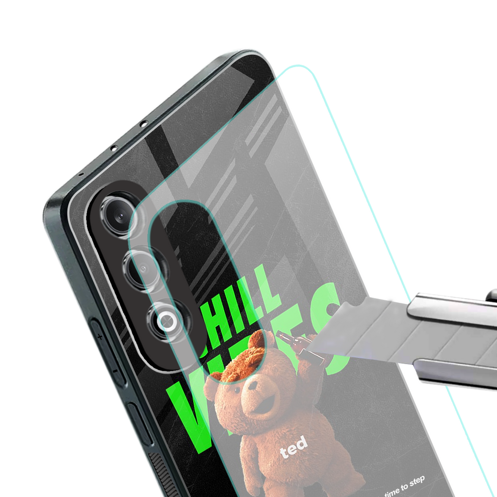 chill vibes back phone cover | glass case for oneplus nord ce 4
