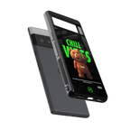 chill vibes back phone cover | glass case for google pixel 6 pro