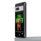 chill vibes back phone cover | glass case for Google Pixel 7
