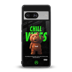 chill vibes back phone cover | glass case for Google Pixel 8