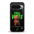 chill vibes back phone cover | glass case for google pixel 9 pro