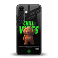 chill vibes back phone cover | glass case for samsung galaxy s24 plus