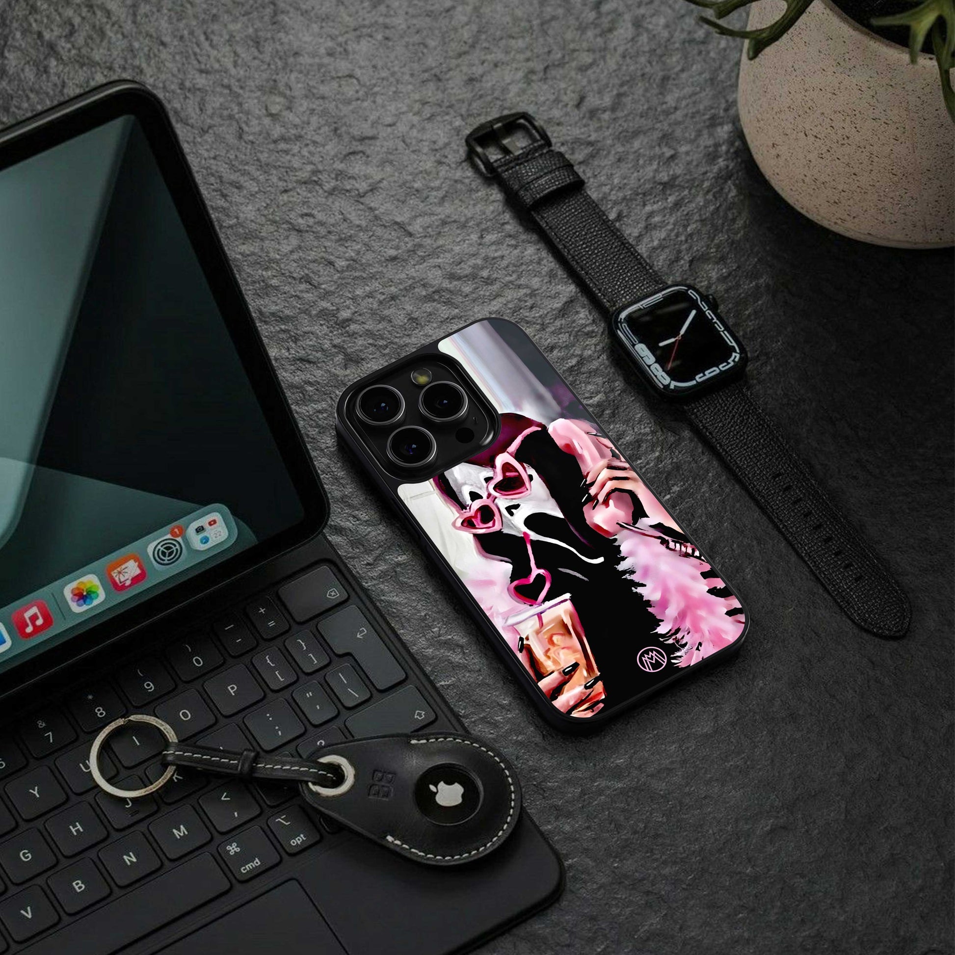chill thrill back phone cover | glass case for iphone 13 pro max
