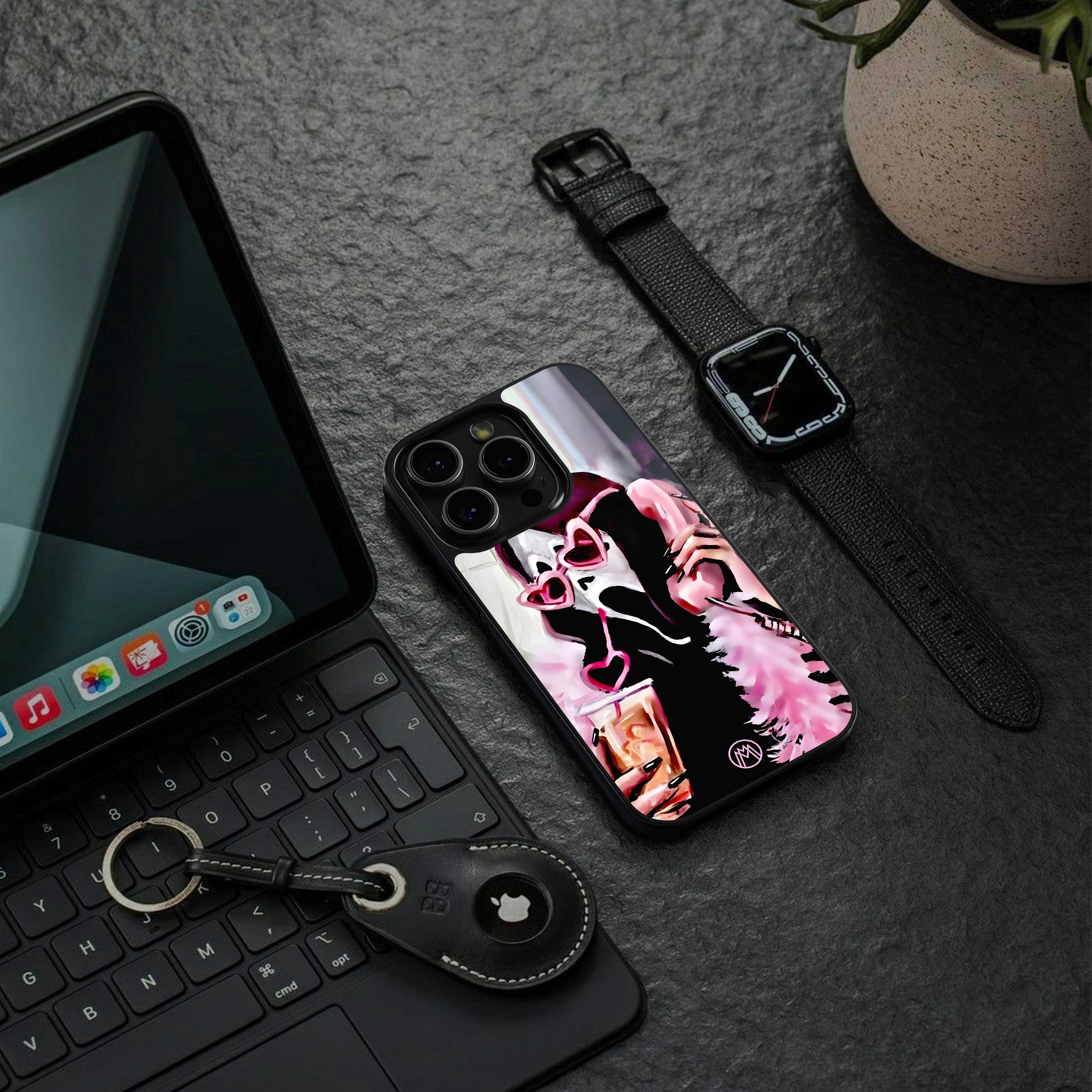 chill thrill back phone cover | glass case for samsung galaxy s24 ultra