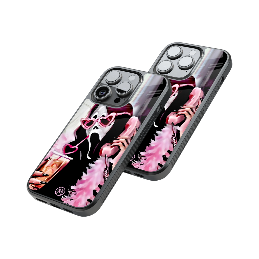 Protective Glass Back Phone Case Compatible with iPhone, Samsung, OnePlus, Pixel & More