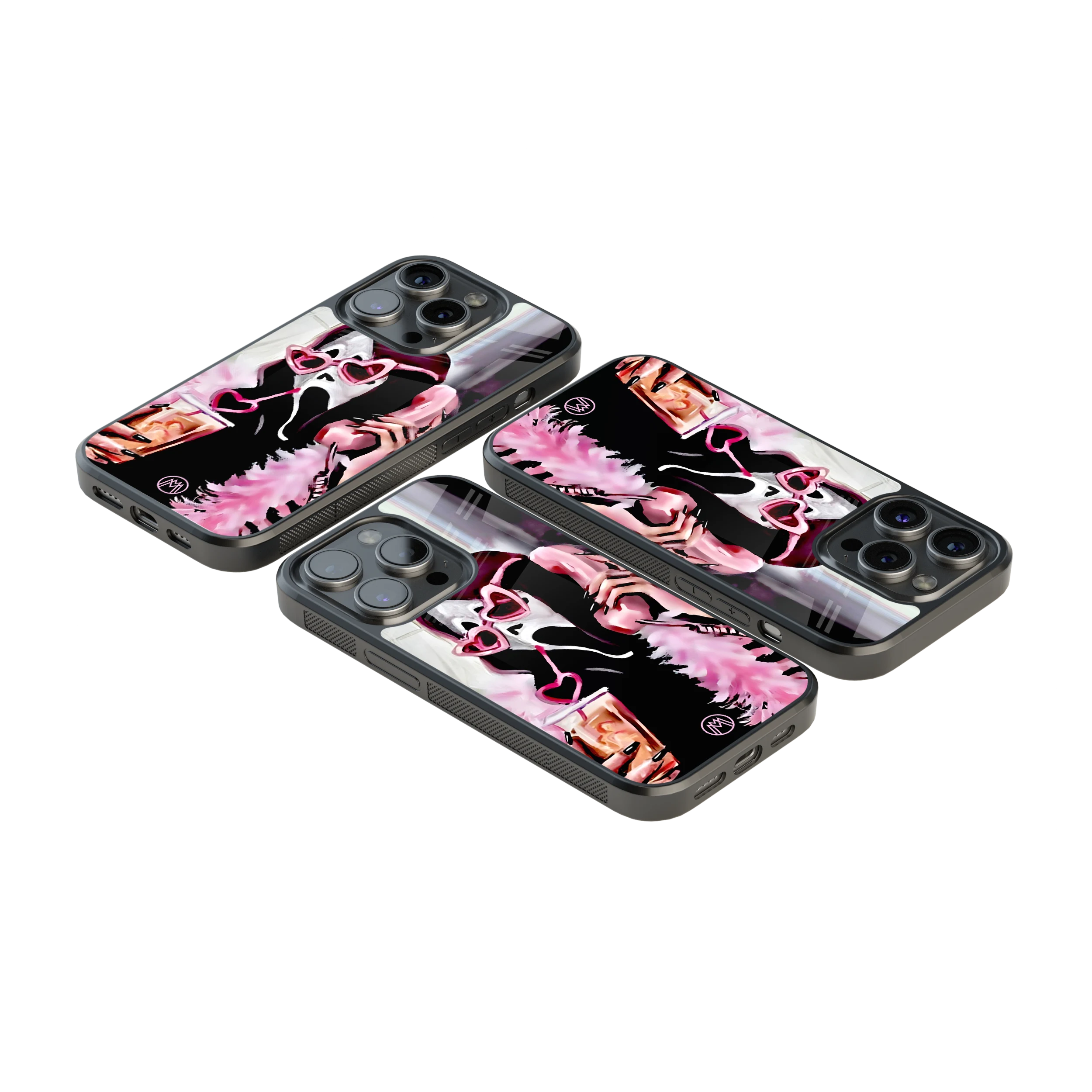 Luxury Glass Back Mobile Cover for iPhone, Samsung Galaxy, OnePlus, Pixel, Redmi & More