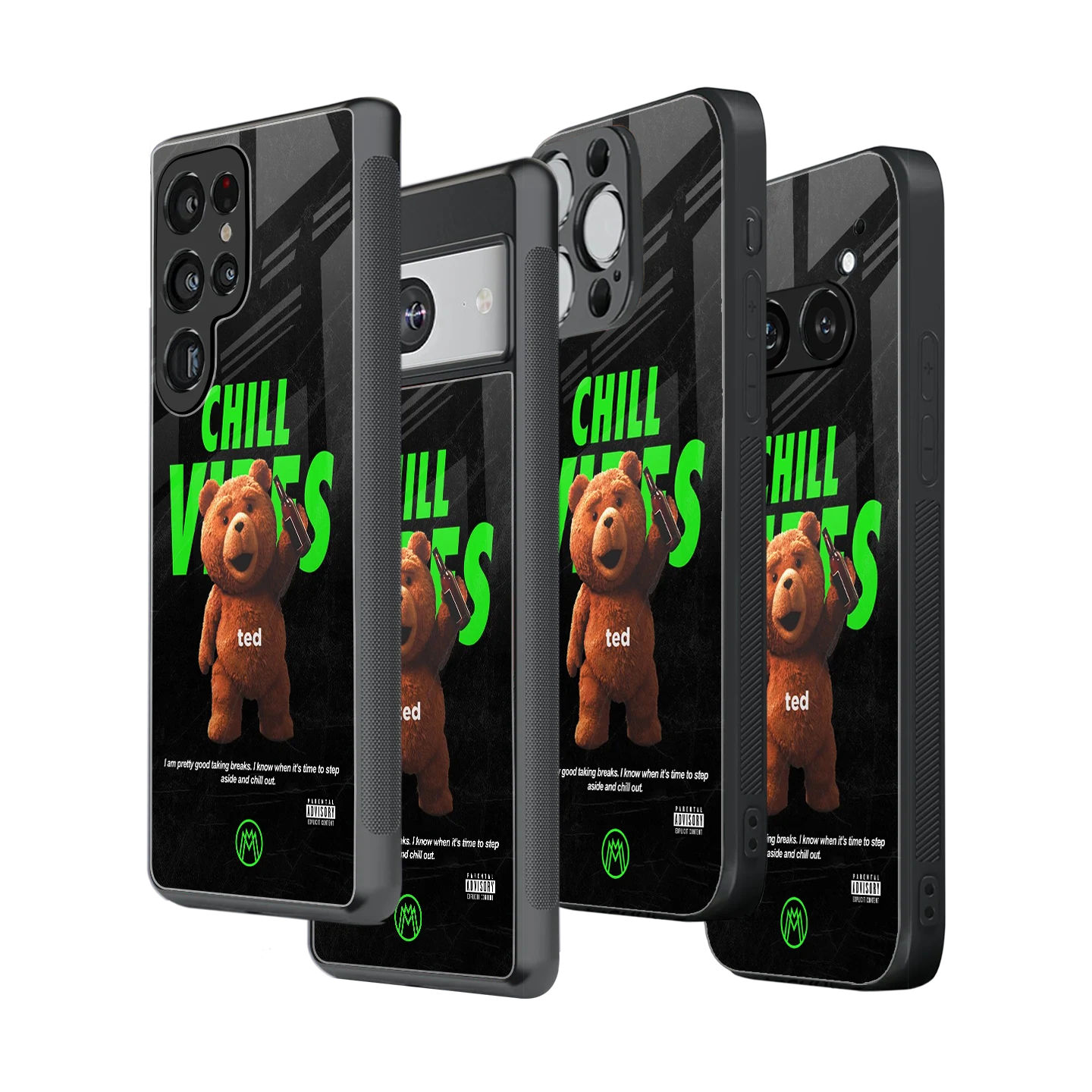 Stylish Glass Back Case for All Smartphones – iPhone, Samsung, OnePlus, Pixel, Redmi, Oppo, Vivo, Motorola
