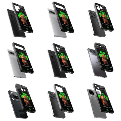Durable Glass Back Mobile Case for iPhone, Samsung, OnePlus, Google Pixel, Redmi, Vivo, Oppo