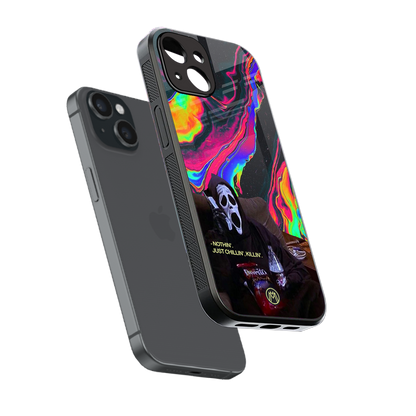 chillin killin back phone cover | glass case for iphone 13 mini