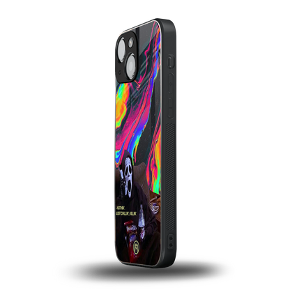 chillin killin back phone cover | glass case for iphone 13 mini
