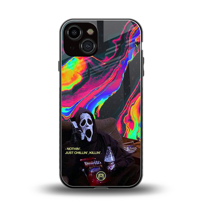 chillin killin back phone cover | glass case for iphone 13