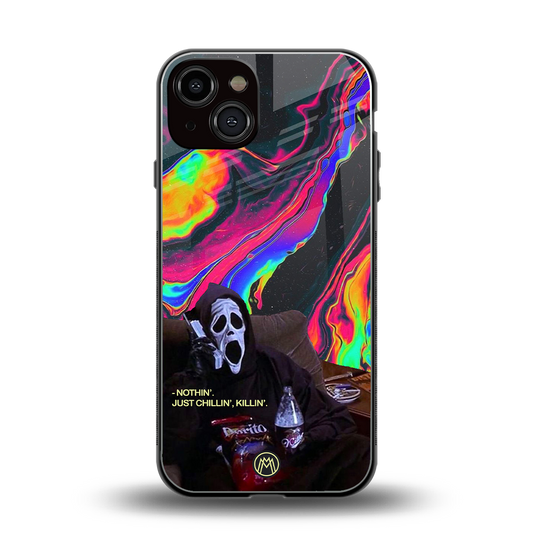 chillin killin back phone cover | glass case for iphone 13