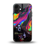 chillin killin back phone cover | glass case for iphone 16 plus