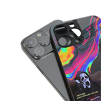 chillin killin back phone cover | glass case for iphone 15 plus